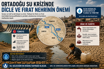 Ortadoğu su krizinde Dicle ve Fırat nehrinin önemi