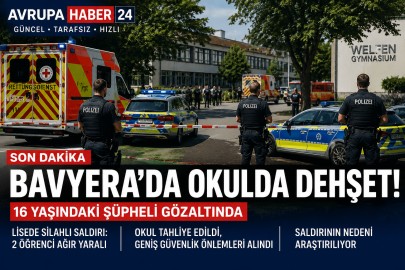 Bavyera’da Okulda Dehşet: 16 Yaşındaki Şüpheli Gözaltında