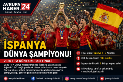 İspanya Dünya Şampiyonu