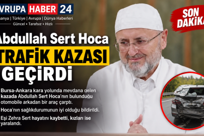 İlahiyatçı Abdullah Sert, ailesiyle birlikte Bursa’da trafik kazası geçirdi.