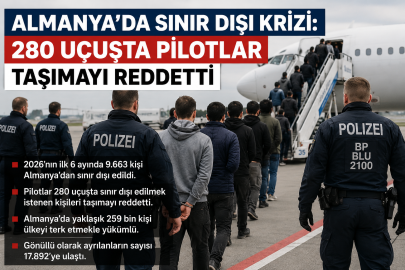 ALMANYA’DA SINIR DIŞI KRİZİ: 280 UÇUŞTA PİLOTLAR TAŞIMAYI REDDETTİ