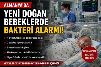 ALMANYA’DA YENİ DOĞAN BEBEKLERDE BAKTERİ ALARMI
