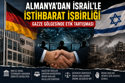 ALMANYA’DAN İSRAİL’LE İSTİHBARAT İŞBİRLİĞİ: GAZZE GÖLGESİNDE ETİK TARTIŞMASI