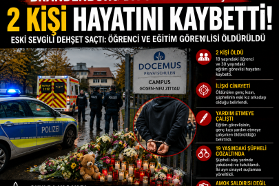Brandenburg’da okulda dehşet: 2 kişi hayatını kaybett