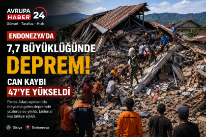 Endonezya’da 7,7 Büyüklüğünde Deprem: Can Kaybı 47’ye Yükseldi