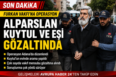 Furkan Vakfı’na operasyon: Alparslan Kuytul ve eşi gözaltında