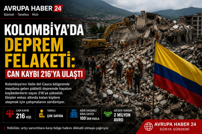 Kolombiya Depremi Sonrası Can Kaybı Artıyor