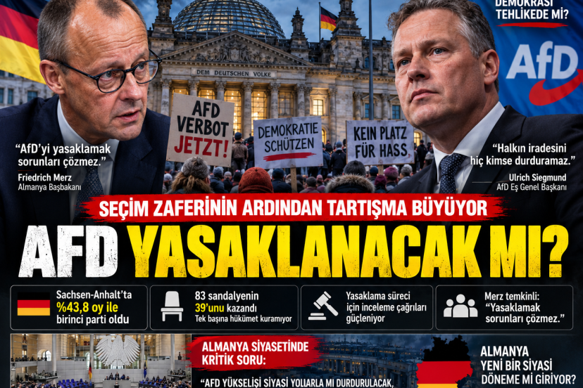 ALMANYA’DA AFD TARTIŞMASI BÜYÜYOR