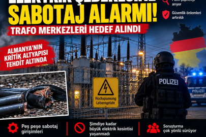 ALMANYA’DA ELEKTRİK ŞEBEKESİNE YÖNELİK SABOTAJ ALARMI