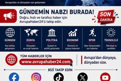 Avrupahaber24’ü Takip edin
