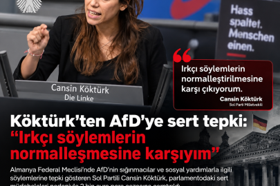 Köktürk’ten AfD’ye sert tepki: “Irkçı söylemlerin normalleşmesine karşıyım”