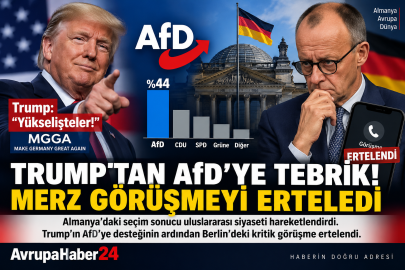 TRUMP’TAN AfD’YE TEBRİK!